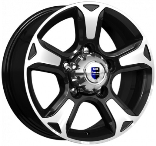 Диск K&K Атлант 16x7 5x139.70 ET35 DIA98 АЛМАЗ ЧЕРНЫЙ