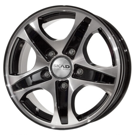 Диск Скад Калипсо 16x6.50 5x139.70 ET43 DIA98 АЛМАЗ ЧЕРНЫЙ