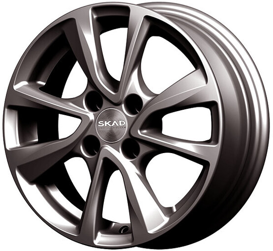 Диск Скад Ницца 14x5.50 4x100 ET35 DIA67.10 ГРАФИТ