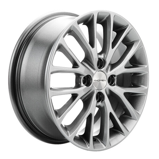 Диск Khomen 1506 15x6 4x100 ET37 DIA60.10 G-SILVER