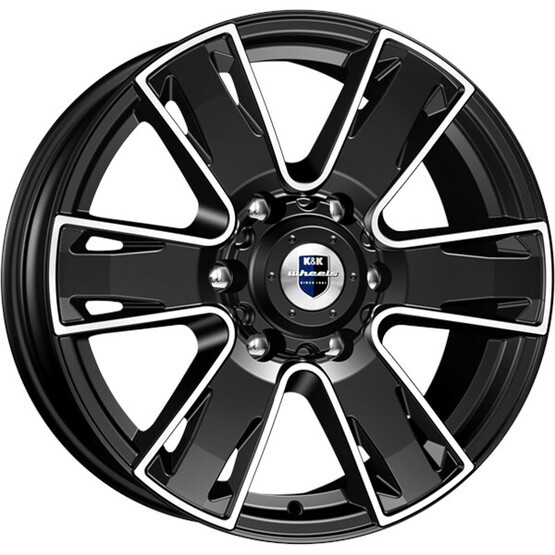 Диск K&K Севенна 17x7 6x139.70 ET38 DIA67.10 АЛМАЗ ЧЕРНЫЙ