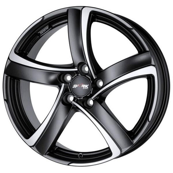 Диск Alutec Shark 17x7.50 5x100 ET35 DIA63.30 RACING BLACK FRONT POLISHED