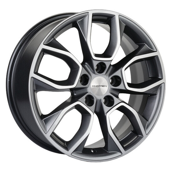 Диск Khomen 1713 17x7 5x114.30 ET53 DIA67.10 GRAY-FP