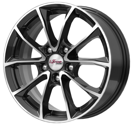 Диск Ifree Джет 16x6.50 5x108 ET50 DIA63.30 БЛЭК ДЖЕК