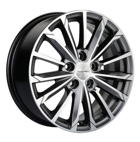 Диск Khomen 1611 16x6.50 5x114.30 ET45 DIA67.10 G-SILVER-FP