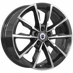 Диск K&K Меренге 17x7.50 5x108 ET45 DIA67.10 АЛМАЗ ЧЕРНЫЙ