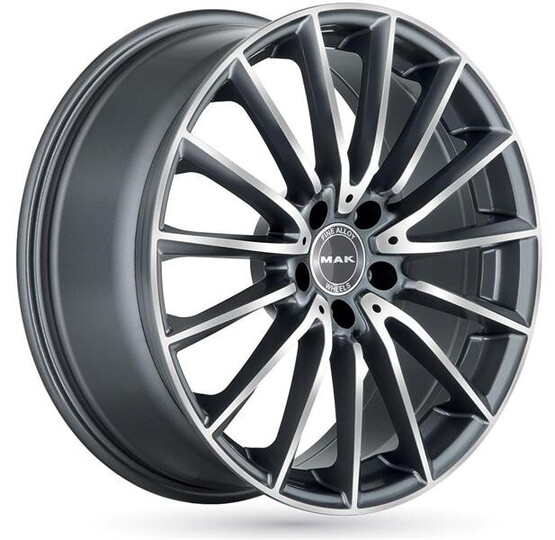 Диск Mak Komet 19x9 5x112 ET50 DIA66.60 GUNMETAL MIRROR FACE