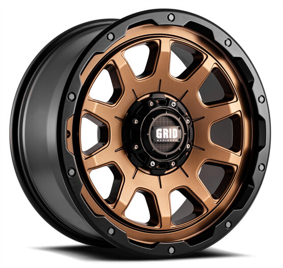 Диск Grid Off-Road Gd15 20x9 6x139.70 ET15 DIA108.10 MATTE BRONZE WITH BLACK LIP