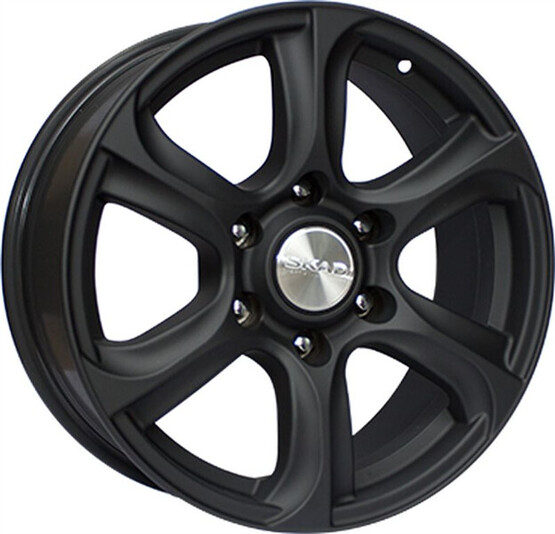 Диск Скад Скала 17x7.50 6x139.70 ET25 DIA106.10 ЧЕРНЫЙ БАРХАТ
