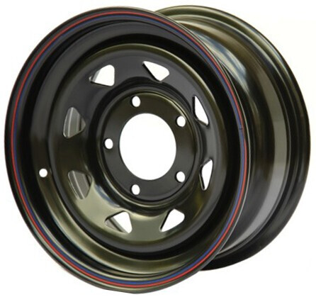 Диск Off-Road-Wheels Black 15x7 5x139.70 ET25 DIA98 BLACK MATT
