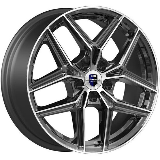 Диск K&K Юнион 17x7 5x110 ET45 DIA67.10 АЛМАЗ ЧЕРНЫЙ