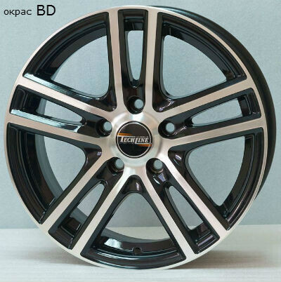 Диск Tech Line 529 15x6 4x114.30 ET38 DIA67.10 BD