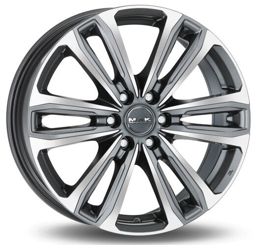 Диск Mak Safari 6 18x8 6x139.70 ET53 DIA92.30 GUN MET-MIRROR FACE