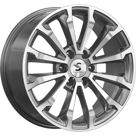 Диск Premium Series Кр006 20x8.50 6x139.70 ET33 DIA75.10 DIAMOND GLOSS GRAPHITE
