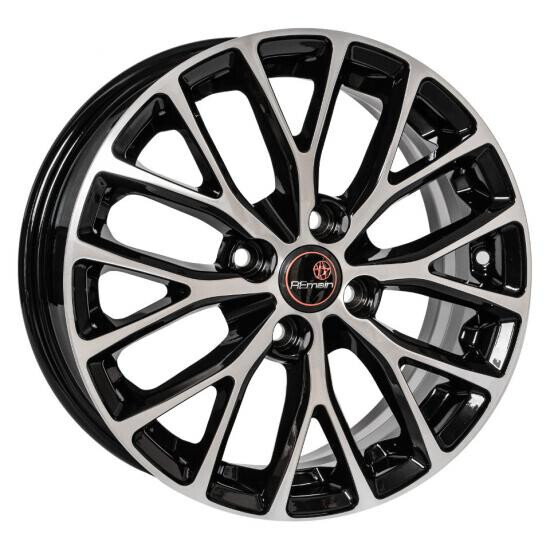 Диск Remain R112 15x6 4x100 ET37 DIA60.10 АЛМАЗ ЧЕРНЫЙ