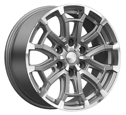 Диск Скад Авилис 18x8 6x139.70 ET25 DIA106.10 АЛМАЗ ГРАФИТ