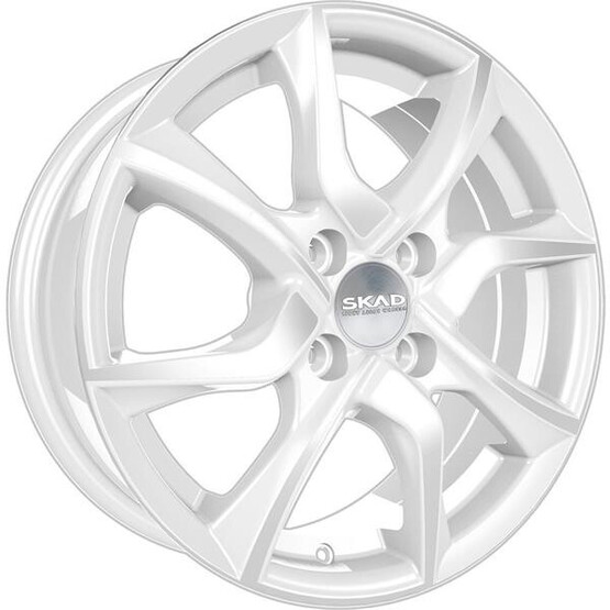 Диск Скад Тулон 15x6 4x100 ET39 DIA56.60 БЕЛЫЙ