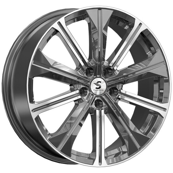 Диск Premium Series Кр013 19x7 5x114.30 ET40 DIA64.10 DIAMOND GLOSS GRAPHITE