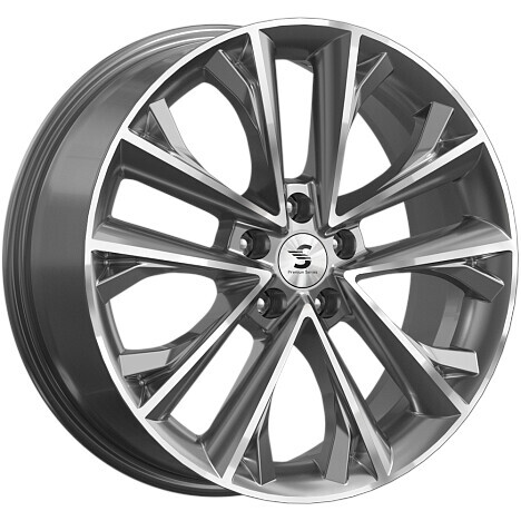 Диск Premium Series Кр012 18x7 5x108 ET33 DIA60.10 DIAMOND GLOSS GRAPHITE