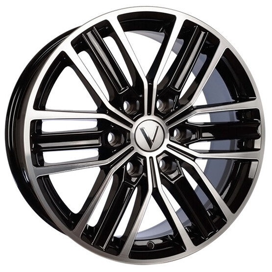 Диск Вектор B218 18x7.50 6x114.30 ET30 DIA66.10 АЛМАЗ ЧЕРНЫЙ