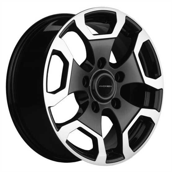 Диск Khomen 1725 17x6.50 5x139.70 ET35 DIA98 BLACK-FP