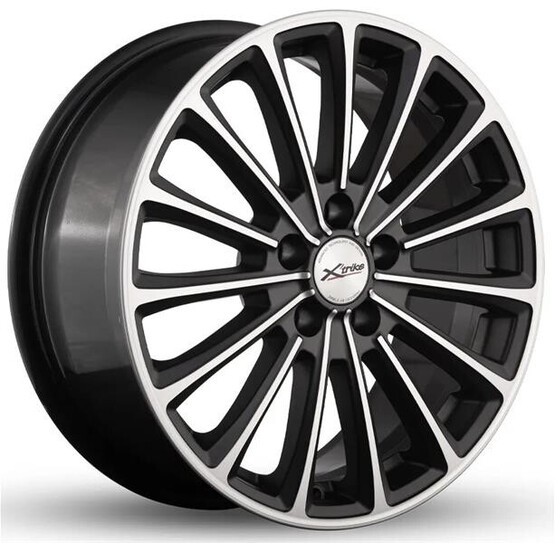 Диск X'trike X-136 17x7 5x100 ET45 DIA67.10 BKM/FP