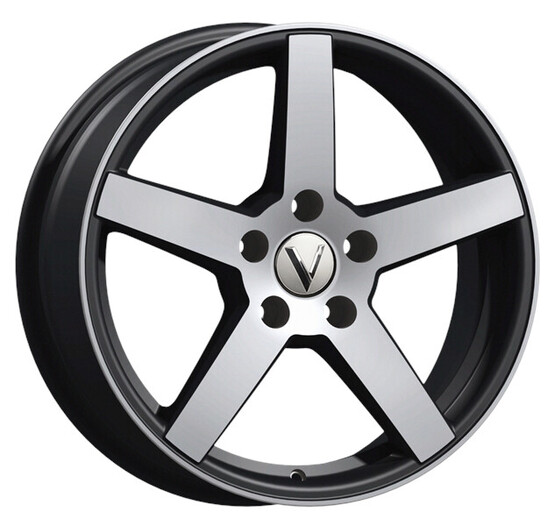 Диск Вектор B261 17x7 5x114.30 ET45 DIA67.10 АЛМАЗ ЧЕРНЫЙ