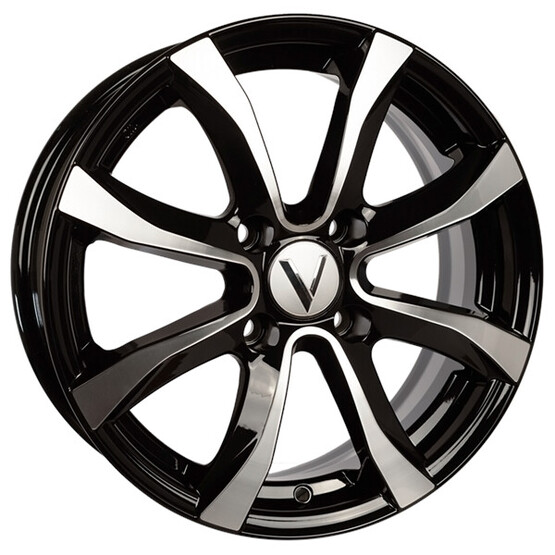 Диск Вектор K110 15x6 4x100 ET50 DIA60.10 АЛМАЗ ЧЕРНЫЙ