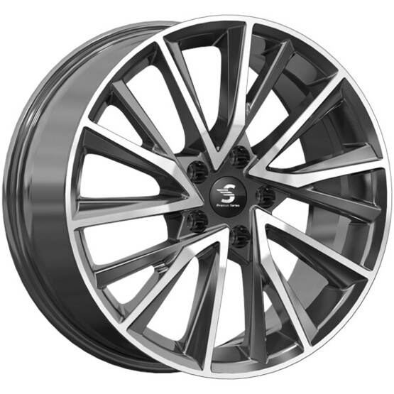 Диск Premium Series Кр010 18x7.50 5x114.30 ET45 DIA67.10 DIAMOND BLACK GRIS