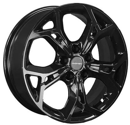 Диск Khomen 1702 17x7 5x110 ET45 DIA67.10 BLACK