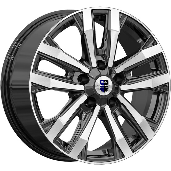 Диск K&K Мичиган 18x8 5x130 ET43 DIA84.10 АЛМАЗ ЧЕРНЫЙ