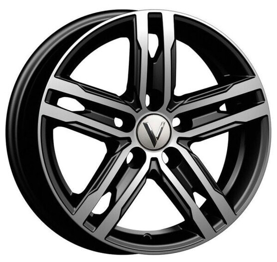 Диск Вектор B178 15x6 5x114.30 ET46 DIA67.10 АЛМАЗ ЧЕРНЫЙ
