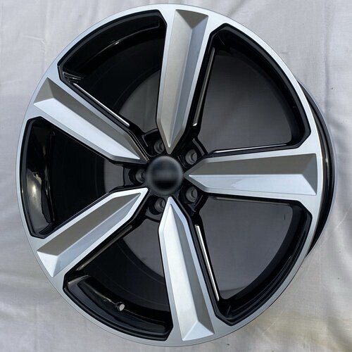 Диск Replica Fr A431 19x8.50 5x112 ET30 DIA66.45 BLACK MACHINED FACE + MILLING LINE