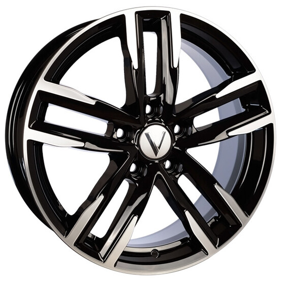 Диск Вектор B213 17x7 5x114.30 ET39 DIA60.10 АЛМАЗ ЧЕРНЫЙ