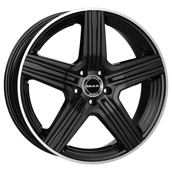 Диск Mak Lewis 18x9 5x112 ET50 DIA66.60 GLOSS BLACK MIRROR RING