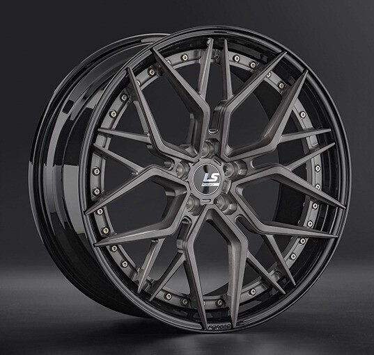 Диск Ls Forged Fg35 21x10.50 5x112 ET43 DIA66.60 ALBRSD-GM/BK