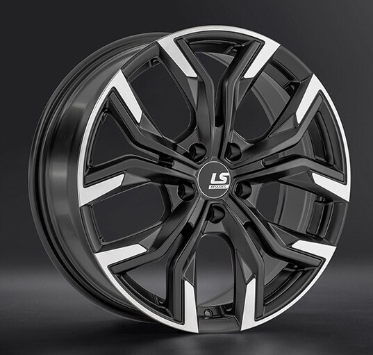 Диск Ls Wheels Flowforming Rc92 17x7 5x120 ET50 DIA65.10 BKSF