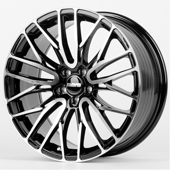 Диск Rays 1177X-Fg441 18x8 5x100 ET37 DIA73.10 ЧЕРНЫЙ + ПОЛИРОВАННЫЕ СПИЦЫ