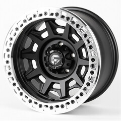 Диск Fuel 2628-Sf058 17x9 5x127 ET-15 DIA71.50 ЧЁРНЫЙ МАТОВЫЙ + ПОЛИРОВАННЫЙ БЕДЛОК