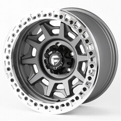 Диск Fuel 2628-Sf058 17x9 5x127 ET-15 DIA71.50 ГРАФИТ МАТОВЫЙ + ПОЛИРОВАННЫЙ БЕДЛОК