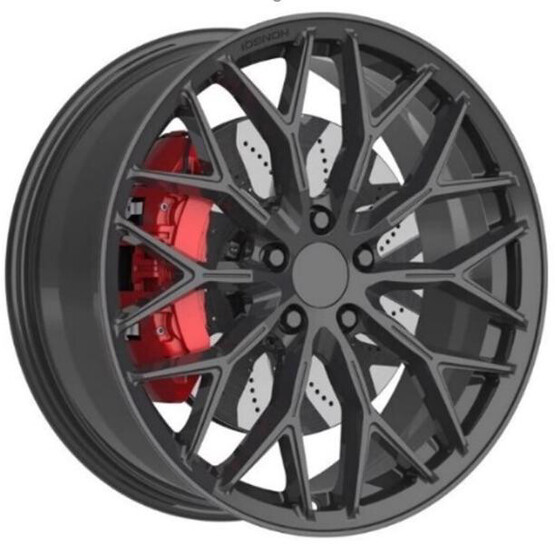 Диск Vissol F-1630 21x8.50 5x108 ET35 DIA63.40 GLOSS BLACK
