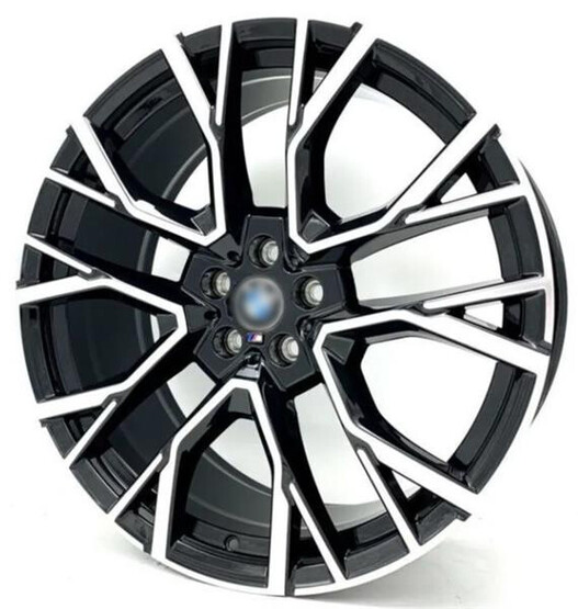 Диск Replica Fr Fh506 20x9 5x120 ET40 DIA74.10 BLACK MACHINED FACE