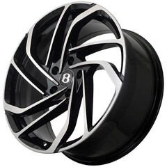 Диск Ff Fbx104 17x7.50 5x114.30 ET35 DIA73.10 BLACK MACHINED FACE