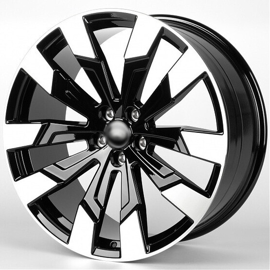 Диск Iwheel Iv-1131 22x10 5x120 ET40 DIA72.56 ЧЁРНЫЙ ГЛЯНЦЕВЫЙ + ПОЛИРОВАННЫЕ СПИЦЫ