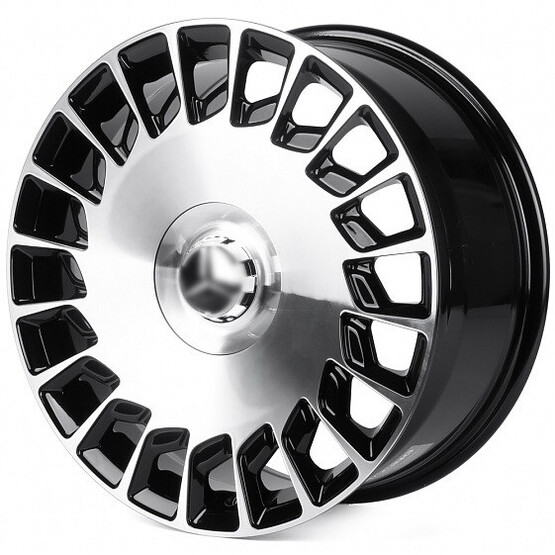 Диск Ptracing Fg338X 18x8 5x112 ET38 DIA66.50 ЧЕРНЫЙ + ПОЛИРОВАННЫЕ СПИЦЫ