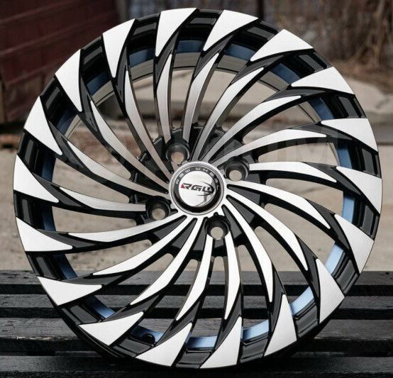 Диск Rgw 2658 15x6.50 4x100 ET35 DIA73.10 BMF+BLUE