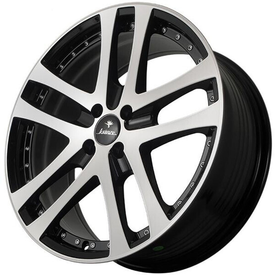 Диск Ff Fbx480 18x7.50 4x100 ET38 DIA73.10 BLACK MACHINED FACE