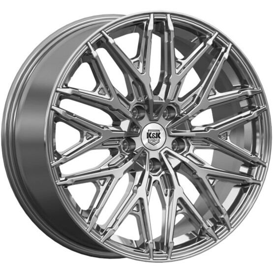 Диск K&K Клермон (Кс1156) 19x8 5x108 ET33 DIA60.10 ДАРК ПЛАТИНУМ